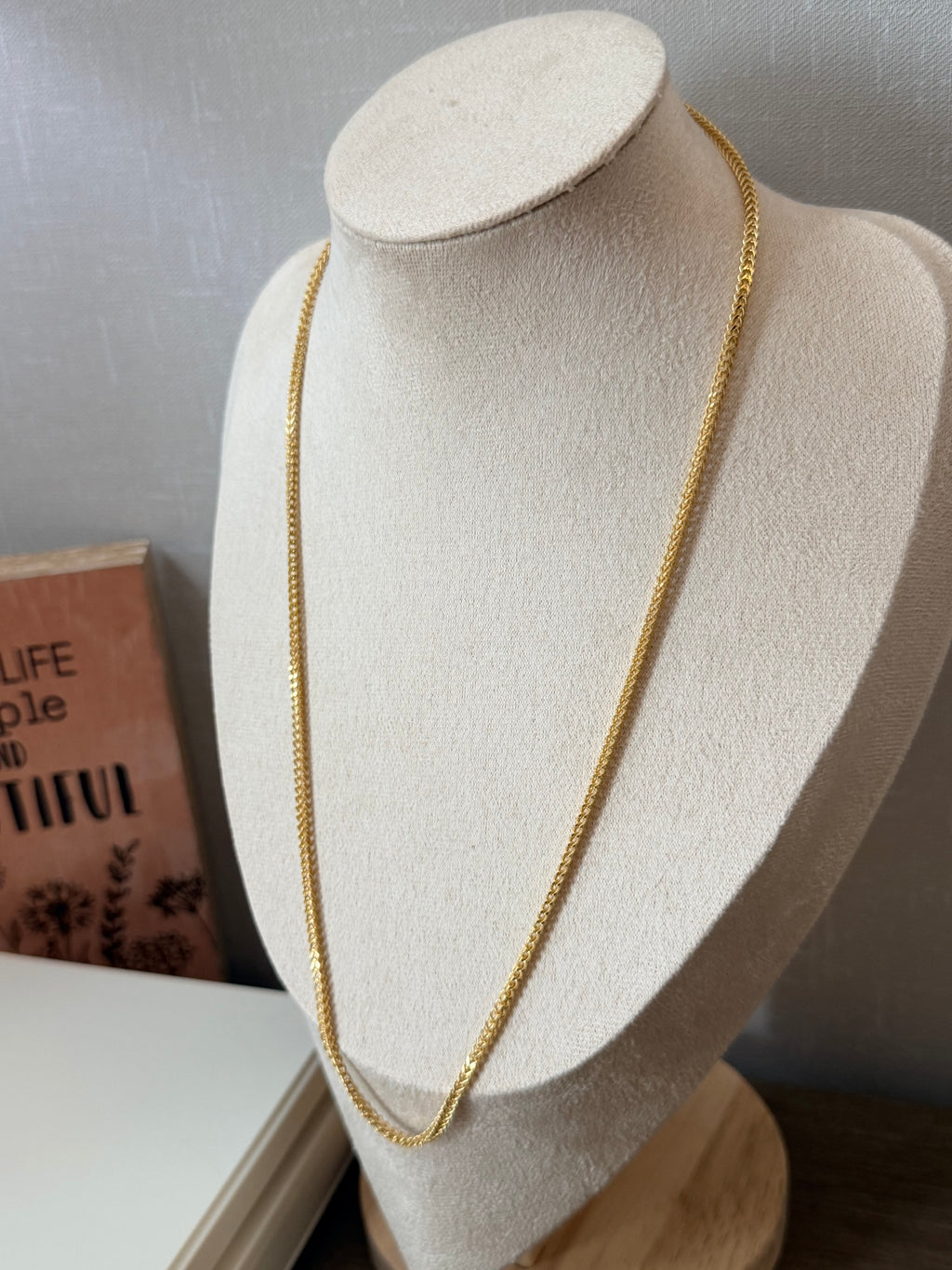 18karat gold Franco chain 22 inches 7.74grams