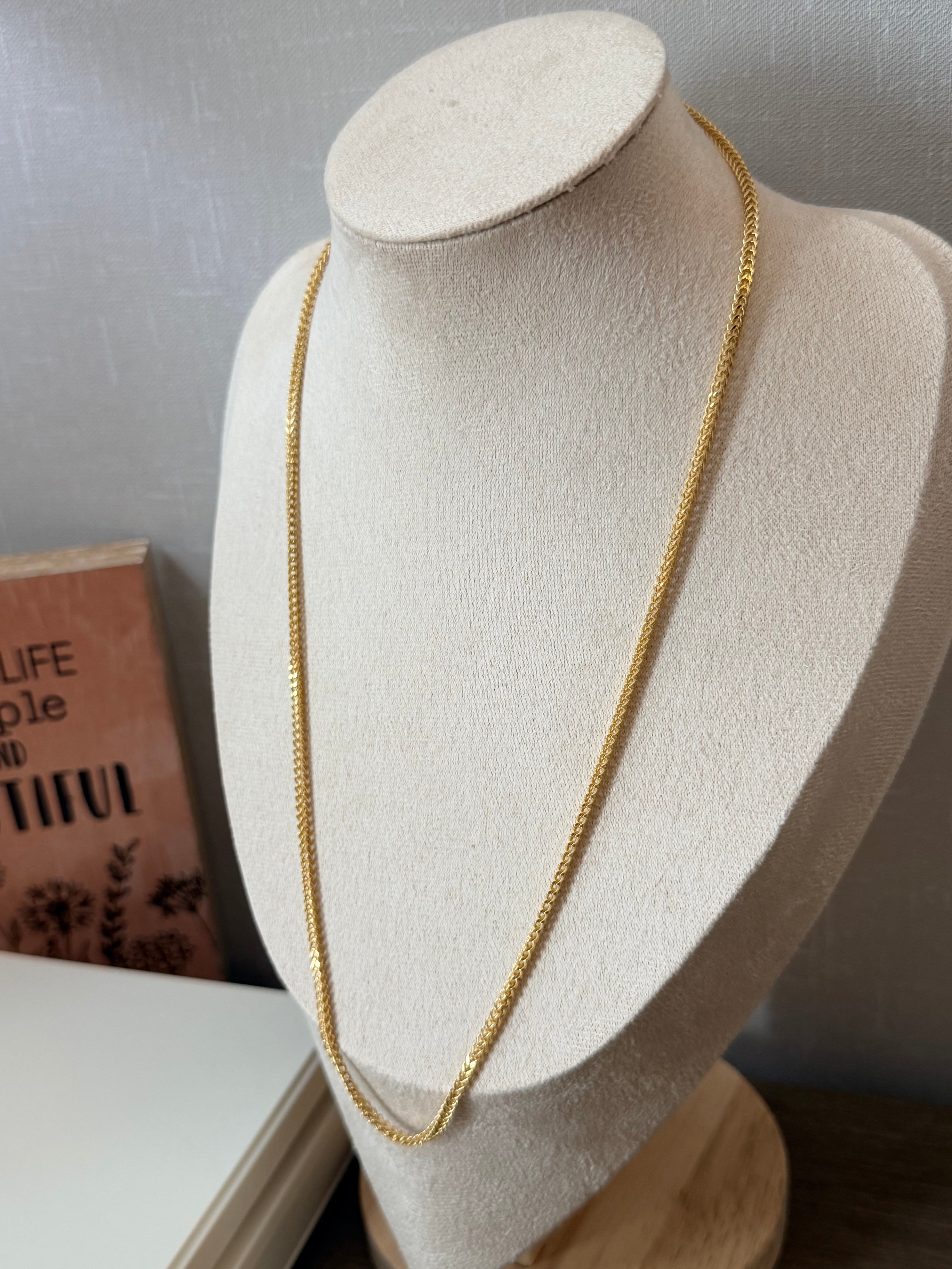 18karat gold Franco chain 22 inches 7.74grams