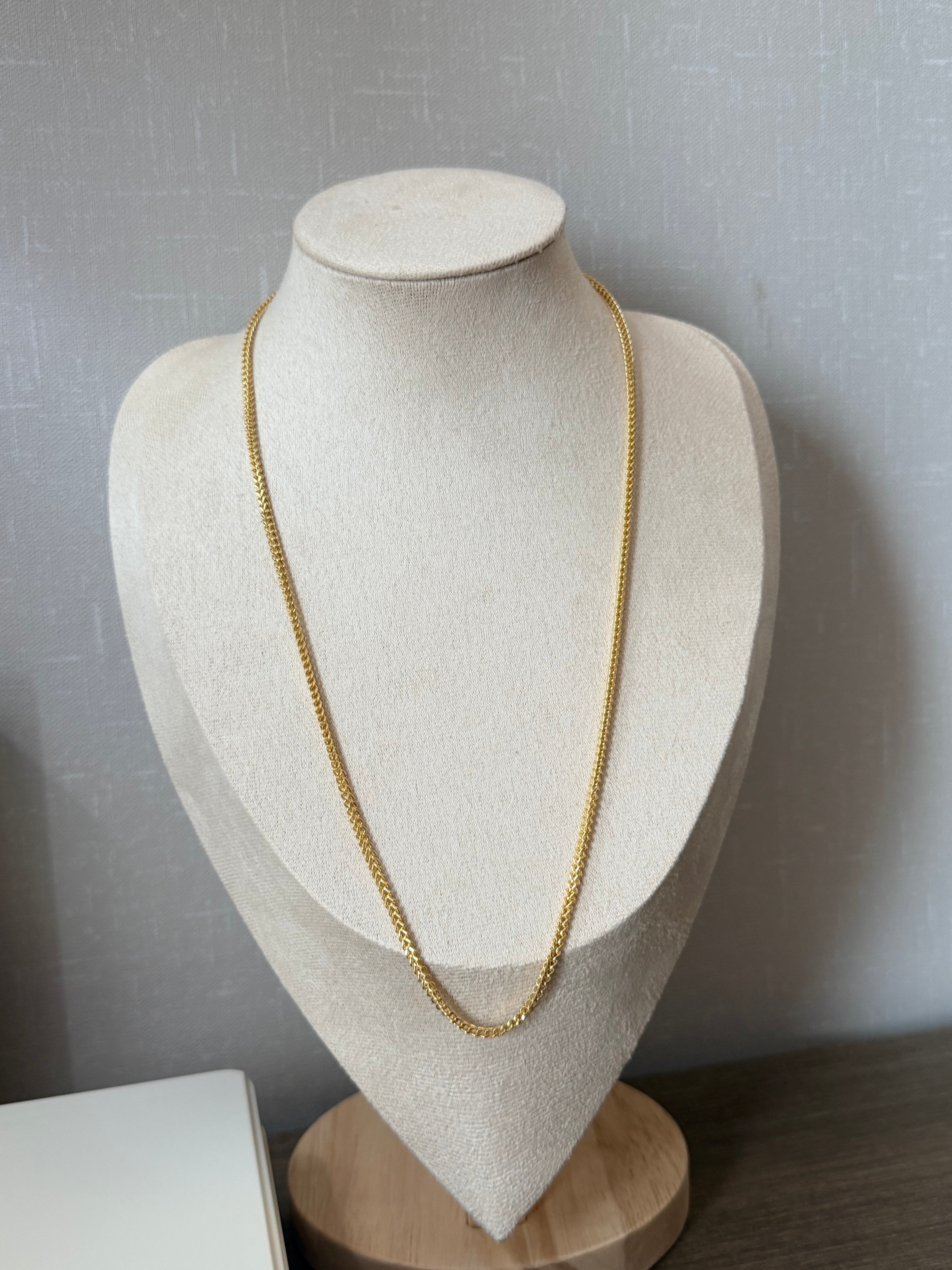 18karat gold Franco chain 22 inches 7.74grams