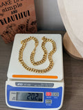 18karat gold Cuban necklace