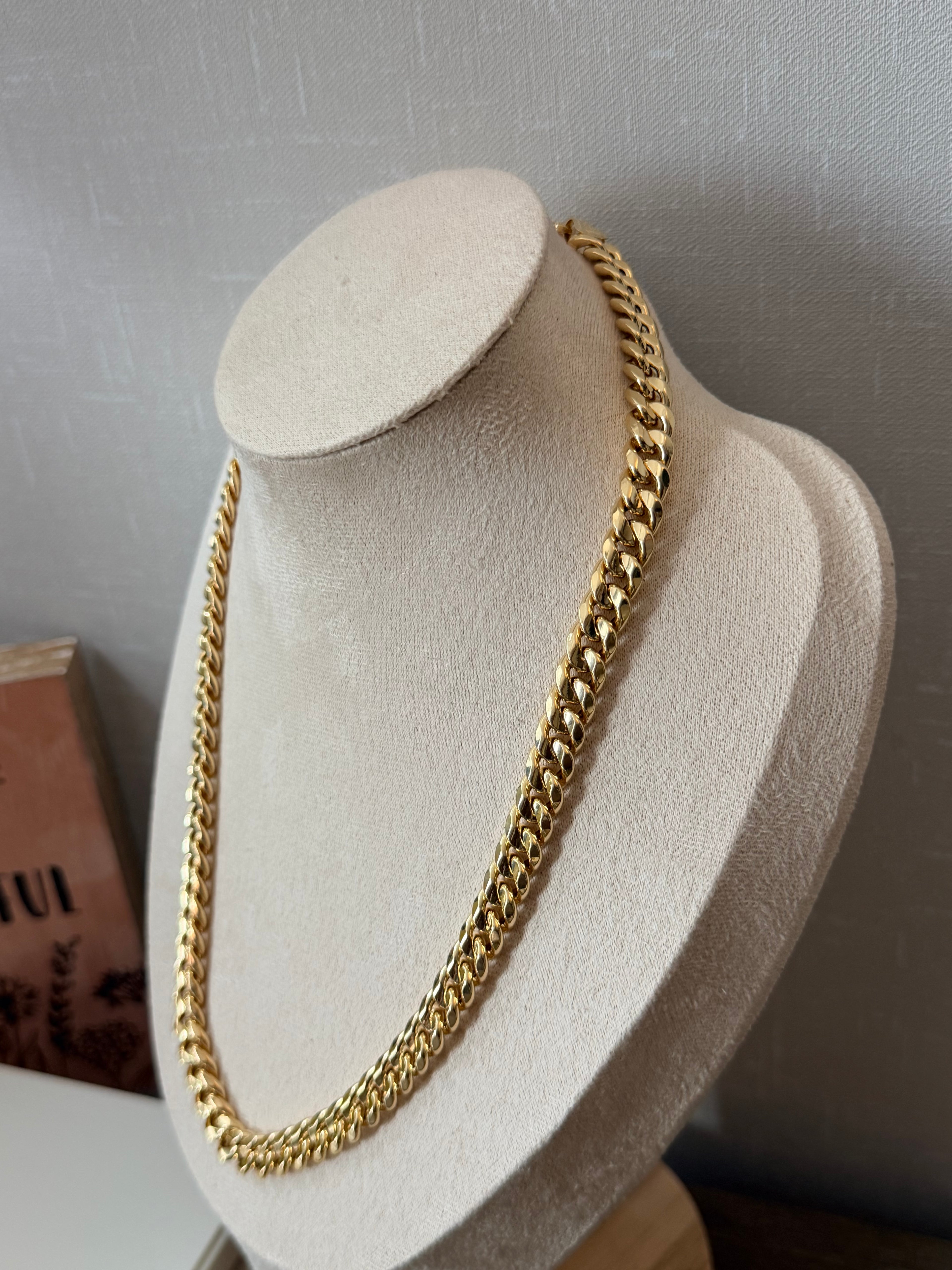 18karat gold Cuban necklace